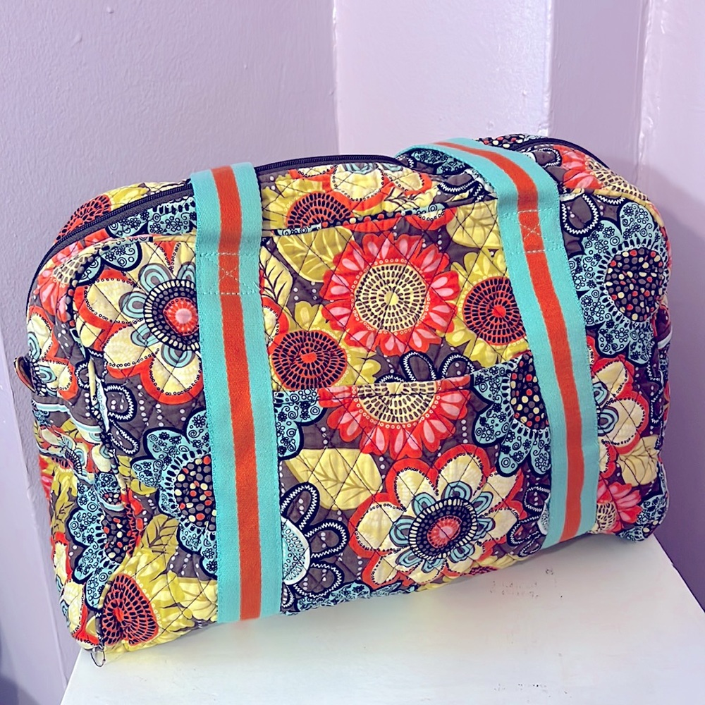 $ PRICE REDUCED $ Vera Bradley Multi-Color Travel Tote